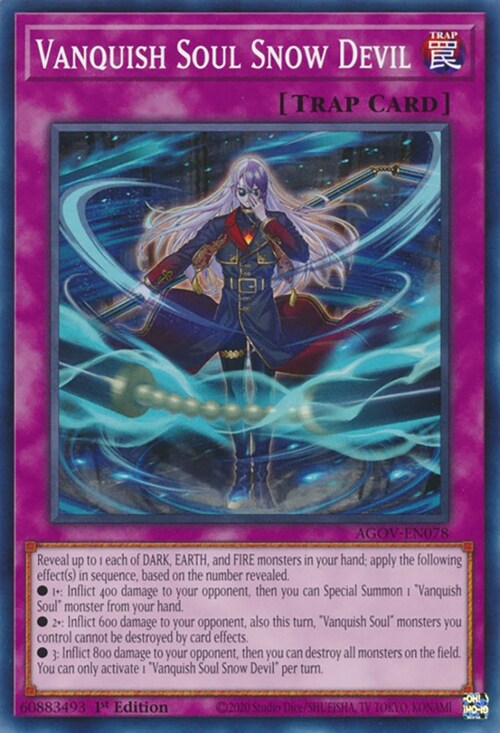 Vanquish Soul Snow Devil Card Front