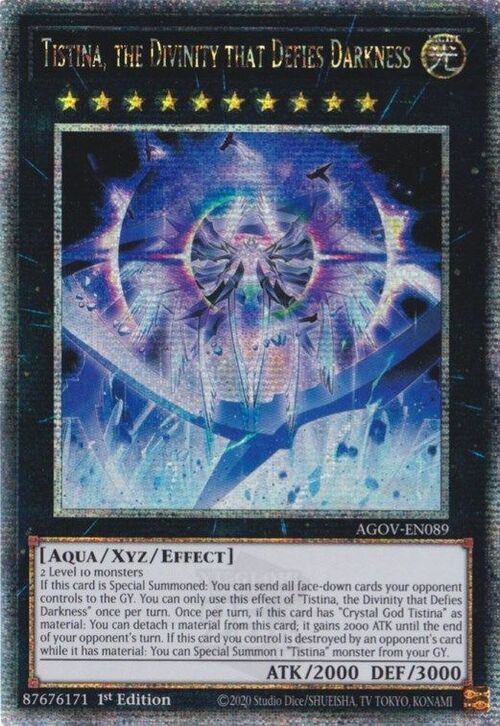 Tistina, the Divinity that Defies Darkness Card Front