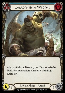 Wrecker Romp - Blue Card Front