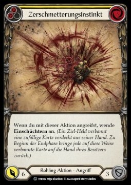 Smash Instinct - Yellow Card Front