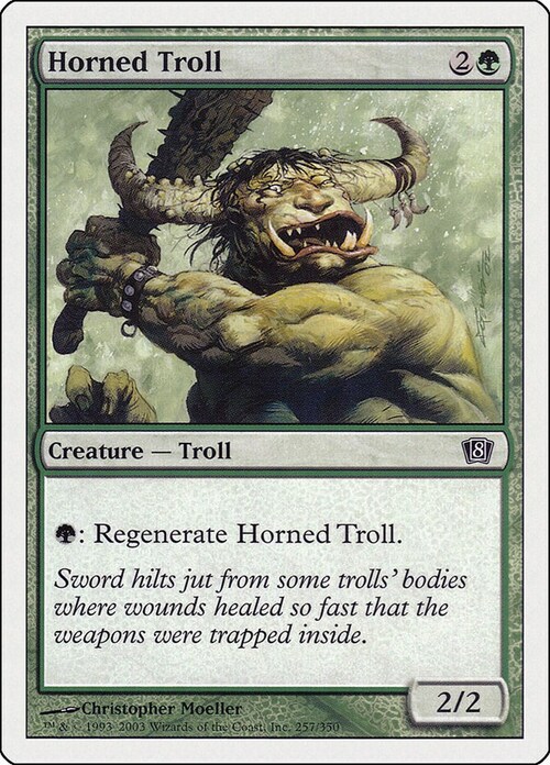 Horned Troll Card Front