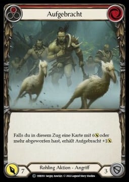 Riled Up - Red Card Front