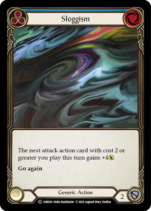 Sloggism - Blue Card Front
