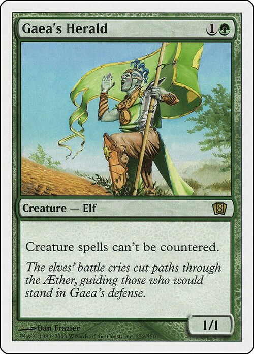 Gaea's Herald Card Front