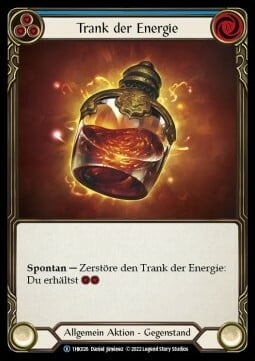 Energy Potion Card Front