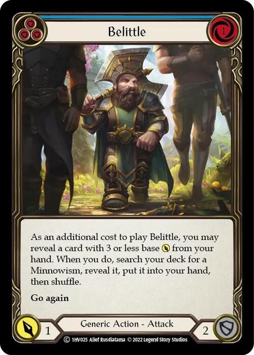 Belittle (Blue) Card Front