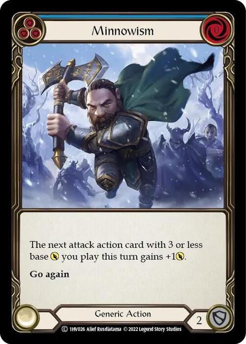 Minnowism (Blue) Card Front