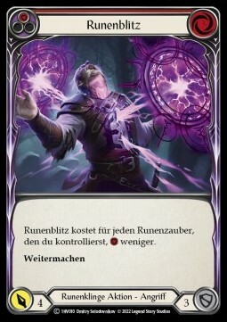 Rune Flash - Red Card Front