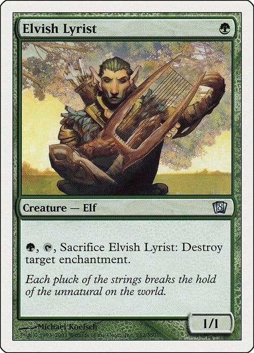 Elvish Lyrist Card Front