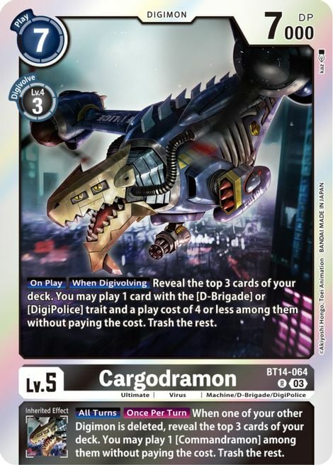 Cargodramon Card Front