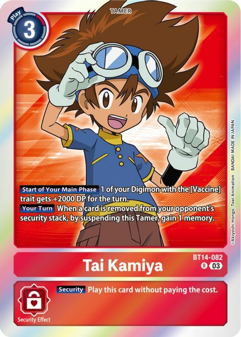 Tai Kamiya Card Front