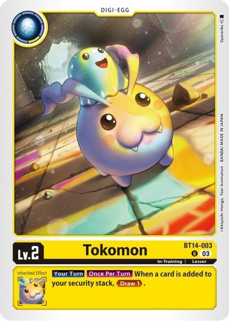 Tokomon Card Front