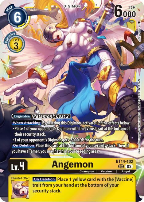 Angemon Card Front