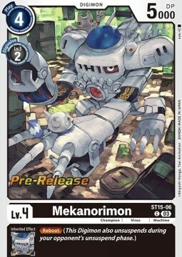 Mekanorimon Card Front