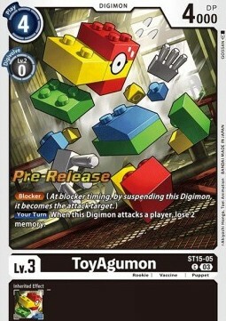 ToyAgumon Card Front