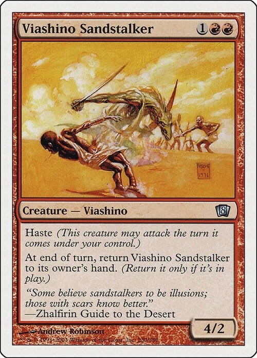 Cacciatore delle Sabbie Viashino Card Front