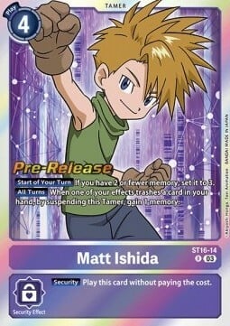 Matt Ishida Card Front
