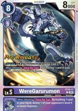 WereGarurumon Card Front