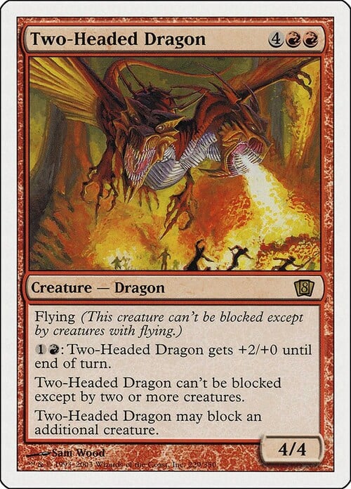 Two-Headed Dragon Card Front