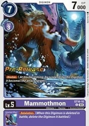 Mammothmon · Pre-Release Stamped ST16-10