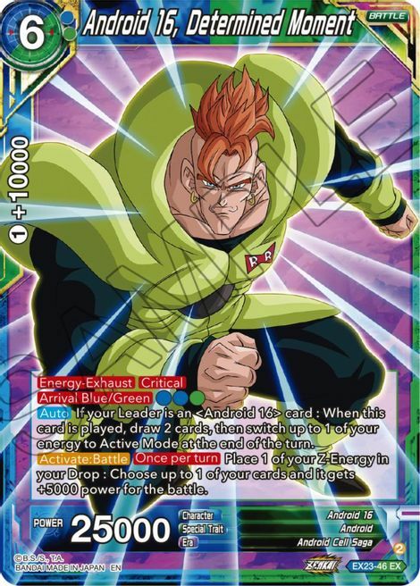 Android 16, Determined Moment Card Front
