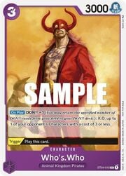 Who's.Who · Tournament Pack Vol. 3 ST04-010