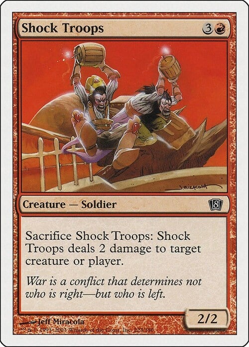 Shock Troops Card Front