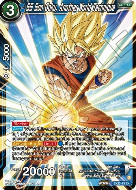 SS Son Goku, Another World Technique Card Front