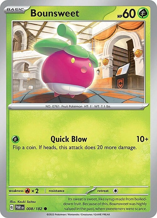 Bounsweet Card Front