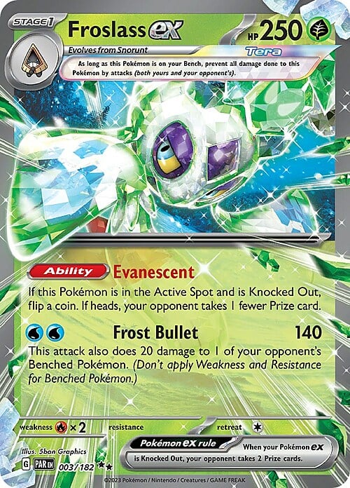 Froslass ex Card Front