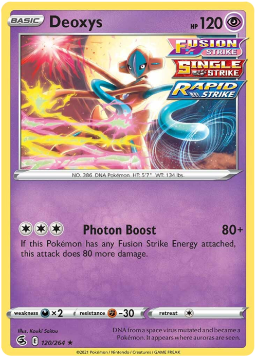 Deoxys Card Front