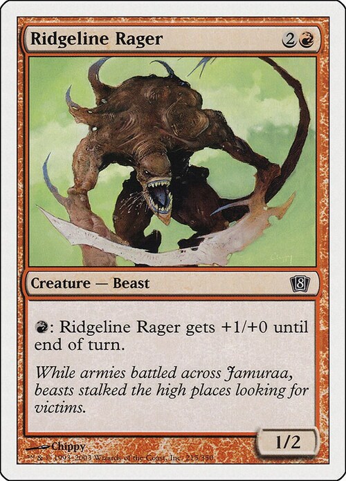 Ridgeline Rager Card Front