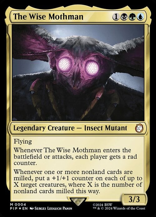 The Wise Mothman Card Front