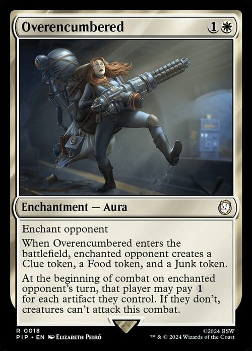 Overencumbered Card Front