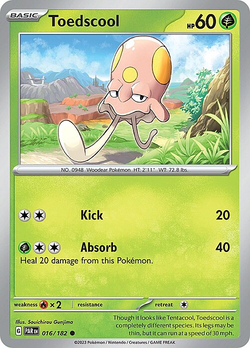 Toedscool Card Front