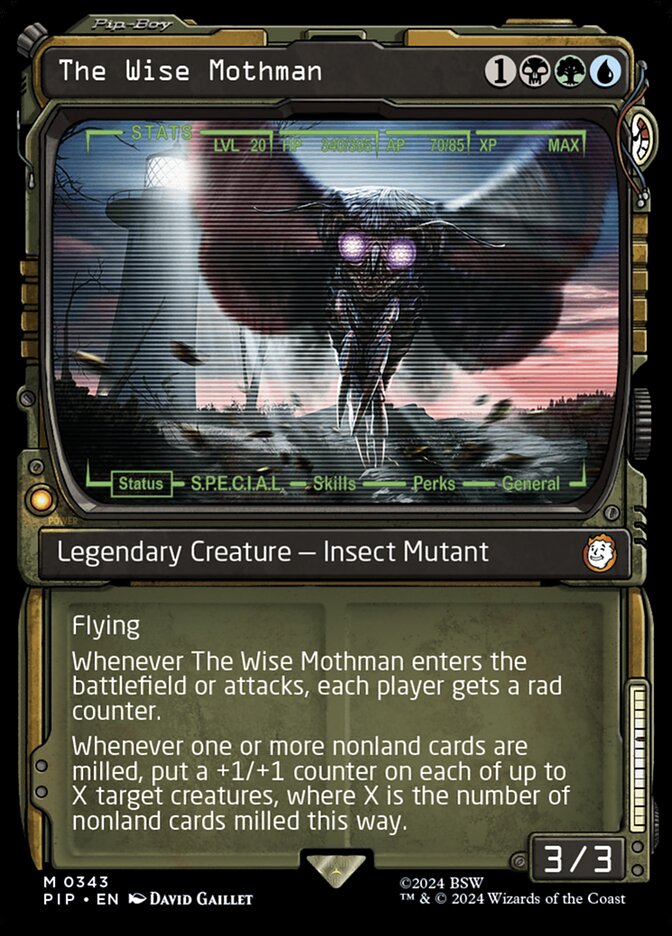 mtg fallout serialized cards Charisma Bobblehead (Serial Numbered) - Universes Beyond: Fallout - Magic: The Gathering