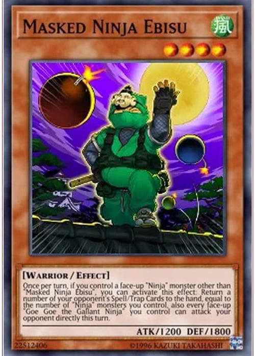 Masked Ninja Ebisu Card Front
