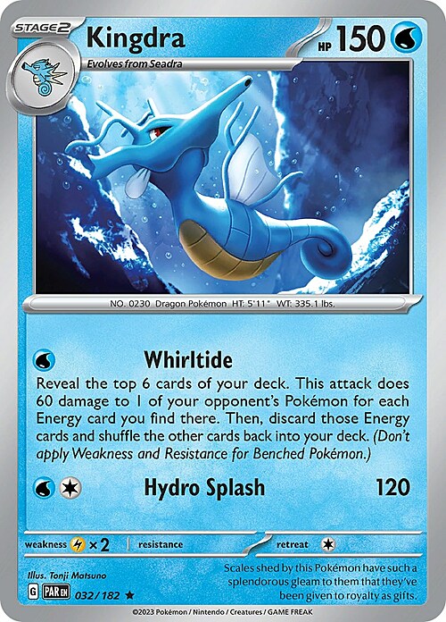 Kingdra Card Front