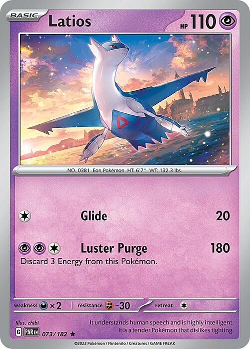 Latios Card Front