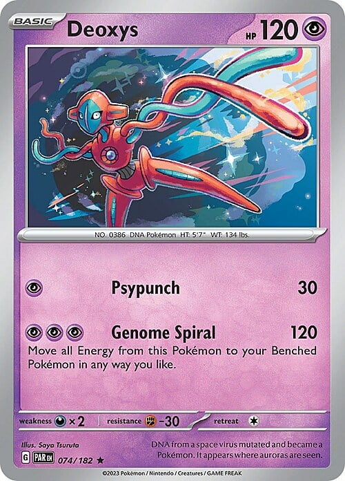 Deoxys Card Front