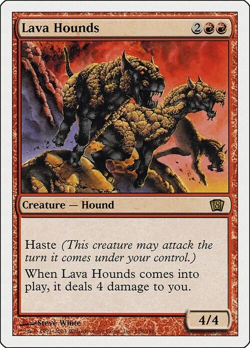 Lava Hounds Card Front