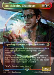 Ian Malcolm, Chaotician · Emblem Foil 038★
