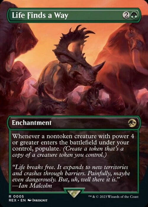 Life Finds a Way Card Front