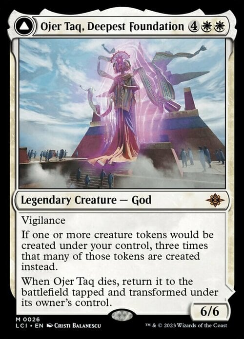 Ojer Taq, Deepest Foundation // Temple of Civilization Card Front