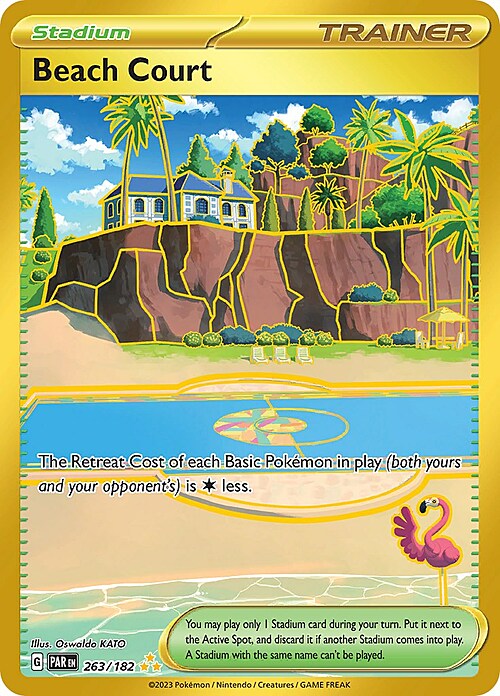 Beach Court Card Front