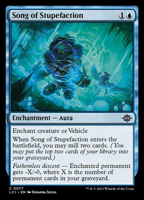 Song of Stupefaction Card Front