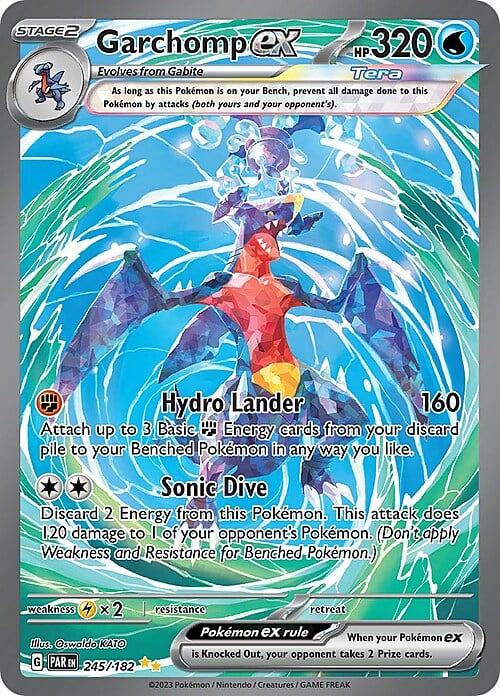 Garchomp ex Card Front