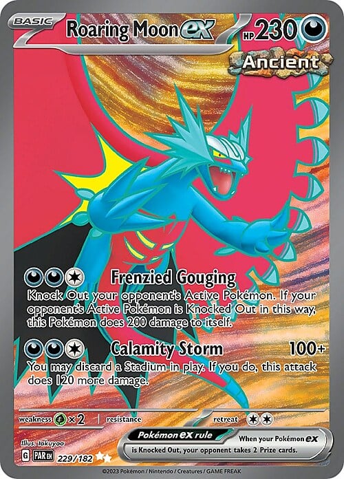 Roaring Moon ex Card Front