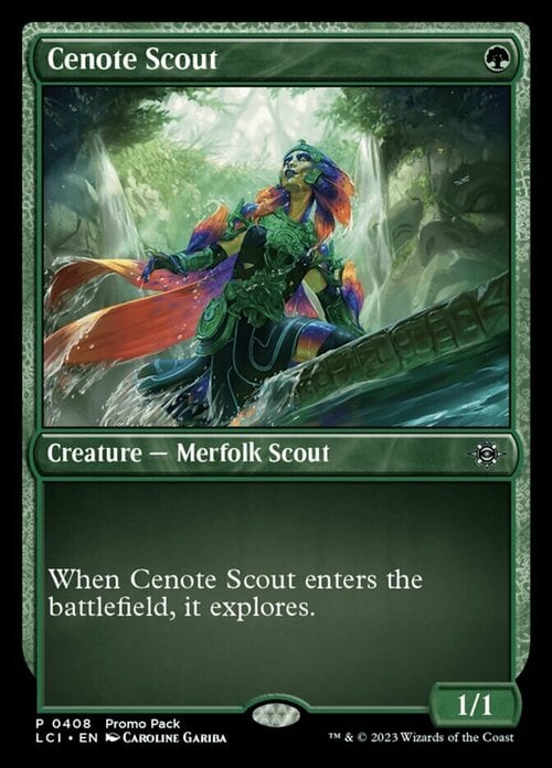 Cenote Scout Card Front