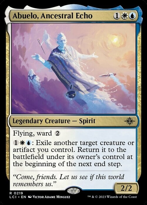 Abuelo, Ancestral Echo Card Front